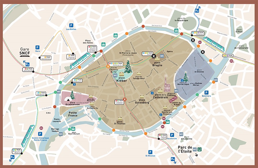 strasbourg - mapa
