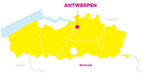 antwerpen no mapa
